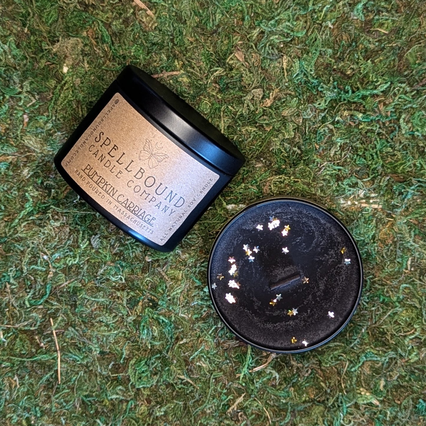 Pumpkin Carriage Mini Tin