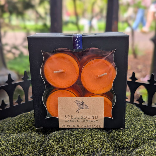 Pumpkin Carriage Tea Lights